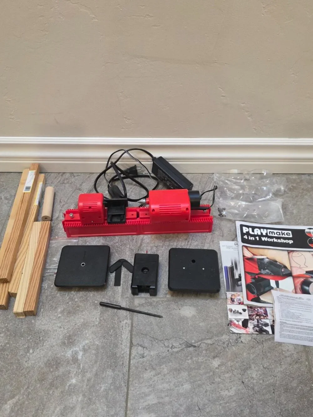 PLAY make 4in1 WORKSHOP manual and accessories works